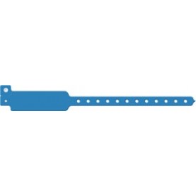 Medical ID Solutions 102 Wristband, Adult/ Pediatric, Write-On Vinyl, Blue, 500/bx