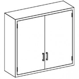 Blickman Industries 2020235000 Wall Cabinet 35"W x 30"H x 13"D, (2) Stainless Steel Adjustable Shelves, Hinge Solid Door (DROP SHIP ONLY)