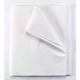 TIDI Products, LLC 918302 Drape Sheet, Patient, 40" x 48", 2-Ply Tissue, White, 100/cs (48 cs/plt)