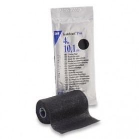 3M Health Care 82004A Plus Casting Tape, 4" x 4 yds, Black, 10/cs (Continental US+HI Only)
