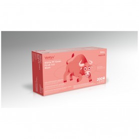 Ventyv 10320108 Glove, Exam, Nitrile, Plus, Bull, Powder-Free, Medium, 100/bx, 10bx/cs (Continental US Only)