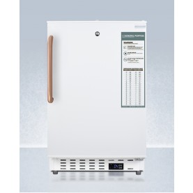 Accucold ADA404REFTBC 20" Wide Built-In Healthcare All-Refrigerator, ADA Compliant