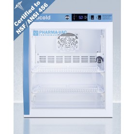 Accucold ARG2PV456 2 Cu.Ft. Compact Vaccine Refrigerator, Certified to NSF/ANSI 456 Vaccine Storage Standard