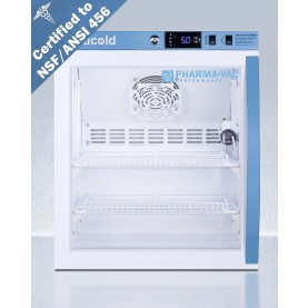 Accucold ARG2PV456LHD 2 Cu.Ft. Compact Vaccine Refrigerator, Certified to NSF/ANSI 456 Vaccine Storage Standard