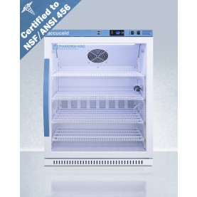 Accucold ARG61PVBIADA456 6 Cu.Ft. ADA Height Vaccine Refrigerator, Certified to NSF/ANSI 456 Vaccine Storage Standard