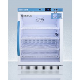 Accucold ARG6MLDL2B 6 Cu.Ft. ADA Height  Laboratory Refrigerator