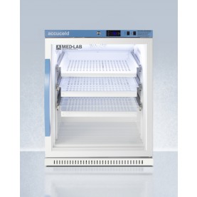 Accucold ARG6MLDR 6 Cu.Ft. ADA Height Laboratory Refrigerator with Removable Drawers