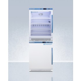 Accucold ARG6PV-AFZ5PVBIADASTACKLHD 24" Wide Performance Series All-Refrigerator/All-Freezer Combination