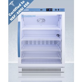 Accucold ARG6PV456 6 Cu.Ft. ADA Height Vaccine Refrigerator, Certified to NSF/ANSI 456 Vaccine Storage Standard