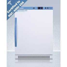 Accucold ARS6PV456 6 Cu.Ft. ADA Height Vaccine Refrigerator, Certified to NSF/ANSI 456 Vaccine Storage Standard