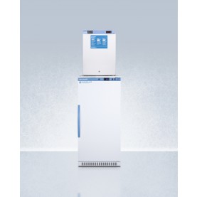 Accucold ARS8PV-FS30LSTACKMED2 24" Wide All-Refrigerator/All-Freezer Combination