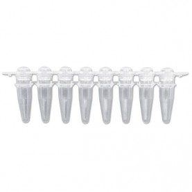 PURline 0.2 mL PCR Clear Strip Tubes (separate dome cap strips) 120 Strips