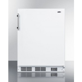 Accucold BKRF661BIADA 24" Wide Break Room Refrigerator-Freezer, ADA Compliant