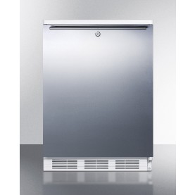 Accucold CT66LWSSHH 24" Wide Refrigerator-Freezer