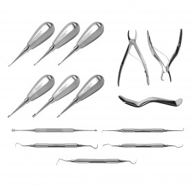 IM3 INC D1100 DENTAL PERIODONTAL KIT CANINE STUBBY HANDLE 14PC