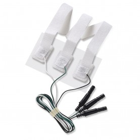 ECG Electrode, Neonatal Limb Band, Cloth, Pre-Wired, L36-LB, 3/strip, 100 strip/cs (Continental US Only)
