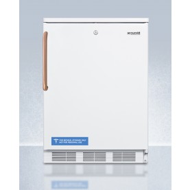 Accucold FF6LWTBC 24" Wide All-Refrigerator with Antimicrobial Pure Copper Handle