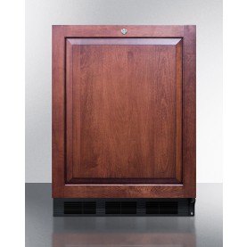 Accucold FF7LBLKBIIFADA 24" Wide Built-In All-Refrigerator, ADA Compliant (Panel Not Included)