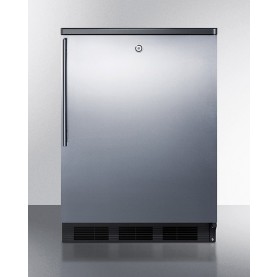 Accucold FF7LBLKBISSHV 24" Wide Built-In All-Refrigerator