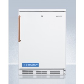 Accucold FF7LWTBC 24" Wide All-Refrigerator with Antimicrobial Pure Copper Handle