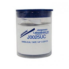 JORGENSEN LABS INC J0025UC UMBILICAL TAPE 1/4X20YDS ROLL J0025UC