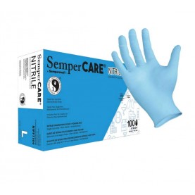 SEMPERMED USA INC NIPFT104 GLOVE SEMPERCARE NITRILE PF LARGE 100S