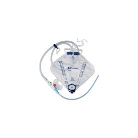 Dover™ Silicone Urine Meter Foley Sampling Catheterization Kit, Luer Lock, 16FR, 2000 ml, 10/CS (Continental US Only) (Notice – Syringes are temporarily not included due to the Nurse Assist recall.  Please contact your NDC sales rep for questions.)