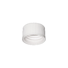 WHEATON® Polypropylene Open Top Screw Cap, 15-425, White, Case of 1000