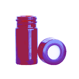 WHEATON® NextGen™ V Vial® 2mL, Amber, Open Top, Screw Cap, 20-400 Thread, PTFE / Silicone