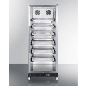 Accucold SCR1156RI 24" Wide Mini Reach-In Beverage Center with Dolly