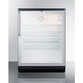 Accucold SCR600BGLBITB 24" Wide Built-In Beverage Center