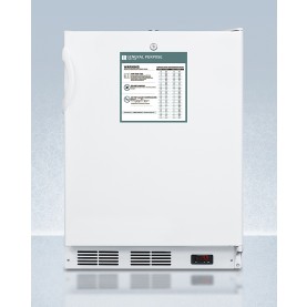 Accucold VT65MLBIADAGP 24" Wide Built-In All-Freezer, ADA Compliant