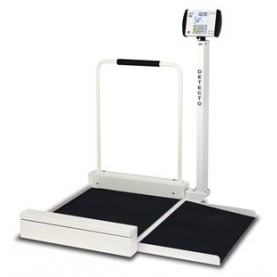 Detecto 6495 Wheelchair Scale, Stationary, Digital, 800 lb x .2 lb / 360 kg x .1 kg (DROP SHIP ONLY)