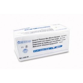 Medicom, Inc. 2100-CH Sponge, 4" x 4", 4-Ply, Non-Woven, Non-Sterile, 200/slv, 10slv/cs (Not Available for sale into Canada)