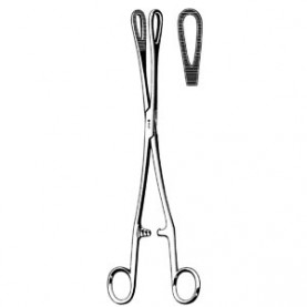 Sklar Instruments 87-2240 Rampley Sponge Forceps, Straight, Serrated, 9.75" (DROP SHIP ONLY)