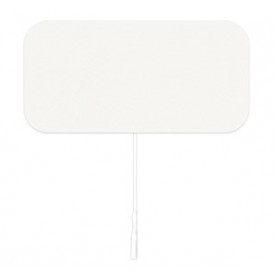 Axelgaard VTXF50100 ValuTrode X Electrode, White Foam Top, 2" x 4" Rectangle, 4/pk, 10 pk/bg, 1 bg/cs (091950)