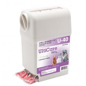 UltiMed, Inc. 07263 UltiGuard U-40 Syringe Dispenser, 29G x ½", 3/10cc, 100/bx