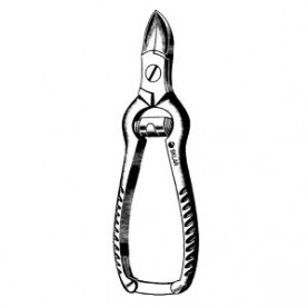 Sklar Instruments 97-1045 Nail Nipper, Concave Blades with Barrel Spring, 4.5" (DROP SHIP ONLY)