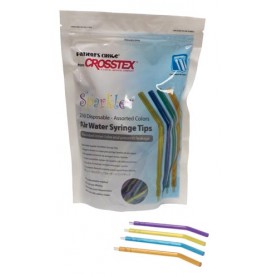 Crosstex International BCSAWS Syringe Tips, Assorted Colors, 250/bg