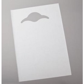 TIDI Products, LLC 920962 Bib, 18" x 30", Economy Slipover, White, 500/cs