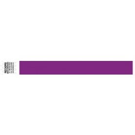 Medical ID Solutions 2111 Wristband, Tyvek 1", Solid Purple, 1000/bx