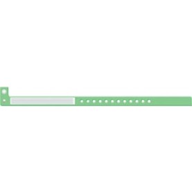 Medical ID Solutions 443 Wristband, L-Shape, Insert Vinyl, Green, 500/bx