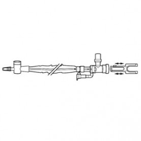 AirLife 2271013 Trach Care, Double Swivel Elbow, Trach Length, 10FR, 20/cs  (US Only)