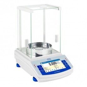 AS 60/220.X2 Analytical Balance DISCONTINUED, 60 g / 220 g Capacity, 0.01 / 0.1 mg Readability, 90 mm Pan Size, Radwag