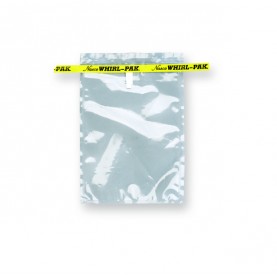 B01018WA Nasco Whirl-Pak Standard Bag, Polyethylene, 5.25" W   X   7.5" L, Clear, 0.08 mm Thickness (Box of 500)