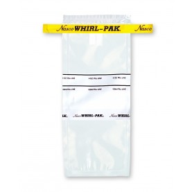 B01065(RT)WA Nasco Whirl-Pak Write - On Bag, Polyethylene, 4.5" W  X  9" L, Clear, 0.06 mm Thickness (Box of 500)