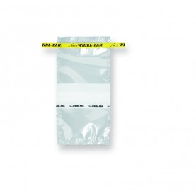 B01065WA Nasco Whirl-Pak Write - On Bag, Polyethylene, 4.5" W   X   9" L, Clear, 0.06 mm Thickness (Box of 500)