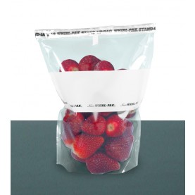 B01401WA Nasco Whirl-Pak Self Standing Bag, Polyethylene, 6" W   X   9" L, Clear, 0.08 mm Thickness (Box of 500)