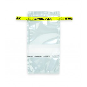 B01489WA Nasco Whirl-Pak Standard Bag, Polyethylene, 3.75" W   X   7" L, Clear, 0.08 mm Thickness (Box of 500)