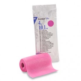 3M Health Care 82004X Plus Casting Tape, 4" x 4 yds, Rose, 10/cs (Continental US+HI Only)